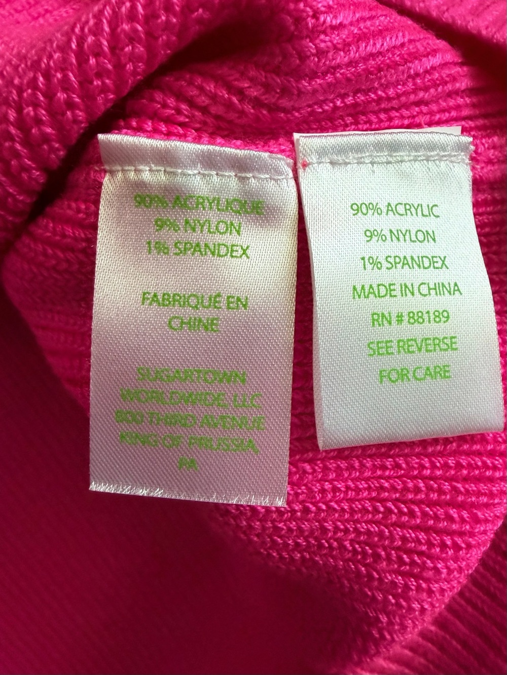 Lilly Pulitzer Rivka Sweater Pink Purple Coral Chevron Knit Large - Picture 5 of 8